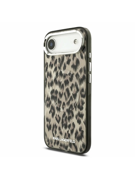 Karl Lagerfeld Karl Lagerfeld IML Leopard MagSafe Zadný Kryt pre iPhone Air Brown