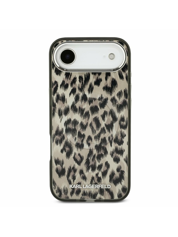 Karl Lagerfeld Karl Lagerfeld IML Leopard MagSafe Zadný Kryt pre iPhone Air Brown