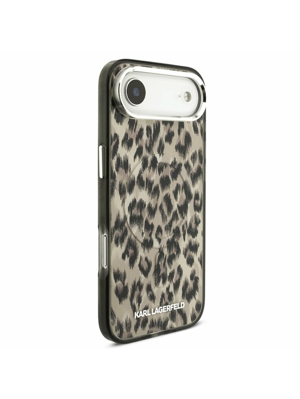 Karl Lagerfeld Karl Lagerfeld IML Leopard MagSafe Zadný Kryt pre iPhone Air Brown
