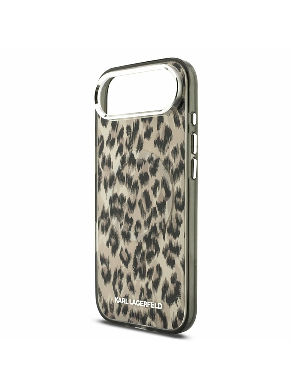 Karl Lagerfeld Karl Lagerfeld IML Leopard MagSafe Zadný Kryt pre iPhone Air Brown