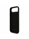 Karl Lagerfeld Karl Lagerfeld Liquid Silicone Metal Ikonik Zadný Kryt pre iPhone Air Black