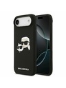 Karl Lagerfeld Karl Lagerfeld Liquid Silicone Double Heads MagSafe Zadný Kryt pre iPhone Air Black