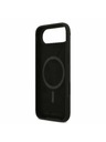 Karl Lagerfeld Karl Lagerfeld Liquid Silicone Double Heads MagSafe Zadný Kryt pre iPhone Air Black