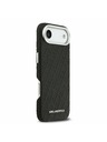 Karl Lagerfeld Karl Lagerfeld Grained PU Repeated Logo MagSafe Zadný Kryt pre iPhone Air Black