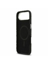 Karl Lagerfeld Karl Lagerfeld Grained PU Repeated Logo MagSafe Zadný Kryt pre iPhone Air Black