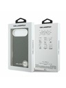 Karl Lagerfeld Karl Lagerfeld Grained PU Repeated Logo MagSafe Zadný Kryt pre iPhone Air Black