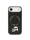 Karl Lagerfeld Karl Lagerfeld PU Karl and Choupette Heads Pins MagSafe Zadný Kryt pre iPhone Air Black