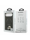 Karl Lagerfeld Karl Lagerfeld PU Karl and Choupette Heads Pins MagSafe Zadný Kryt pre iPhone Air Black