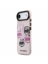 Karl Lagerfeld Karl Lagerfeld IML Multi K&CH Heads Zadný Kryt pre iPhone Air Pink