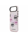 Karl Lagerfeld Karl Lagerfeld IML Multi K&CH Heads Zadný Kryt pre iPhone Air Pink