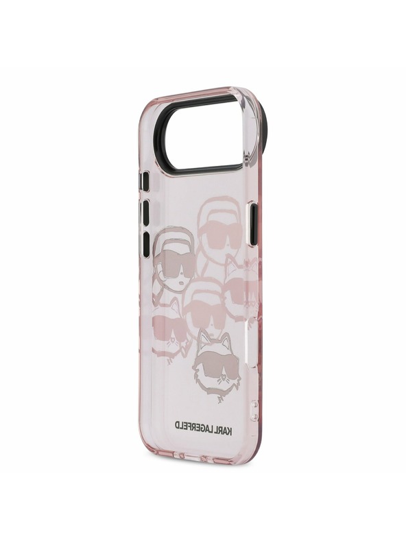 Karl Lagerfeld Karl Lagerfeld IML Multi K&CH Heads Zadný Kryt pre iPhone Air Pink