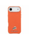 Karl Lagerfeld Karl Lagerfeld PU Karl and Choupette Heads Pins MagSafe Zadný Kryt pre iPhone Air Orange