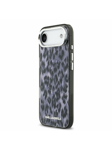 Karl Lagerfeld Karl Lagerfeld IML Leopard MagSafe Zadný Kryt pre iPhone Air Grey