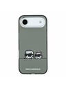 Karl Lagerfeld Karl Lagerfeld IML K&CH Heads Logo MagSafe Zadný Kryt pre iPhone Air Black