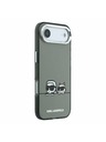 Karl Lagerfeld Karl Lagerfeld IML K&CH Heads Logo MagSafe Zadný Kryt pre iPhone Air Black