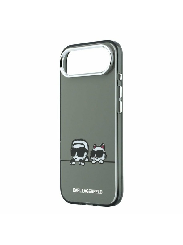 Karl Lagerfeld Karl Lagerfeld IML K&CH Heads Logo MagSafe Zadný Kryt pre iPhone Air Black
