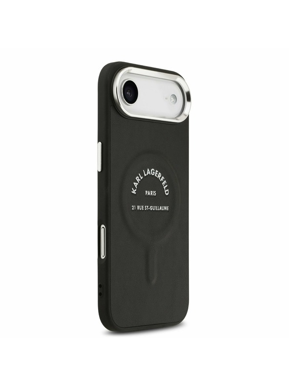 Karl Lagerfeld Karl Lagerfeld PU RSG Logo MagSafe Zadný Kryt pre iPhone Air Black