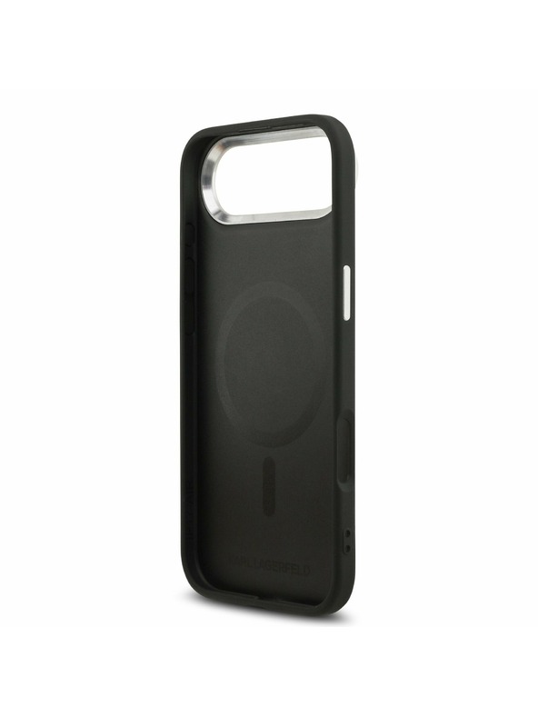 Karl Lagerfeld Karl Lagerfeld PU RSG Logo MagSafe Zadný Kryt pre iPhone Air Black