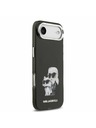 Karl Lagerfeld Karl Lagerfeld IML Aquarelle Karl and Choupette Zadný Kryt pre iPhone Air Black