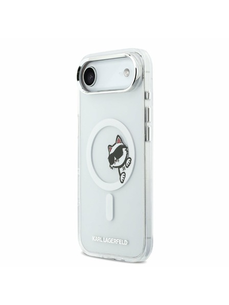 Karl Lagerfeld Karl Lagerfeld IML Choupette Peekaboo MagSafe Zadný Kryt pre iPhone Air Transparent