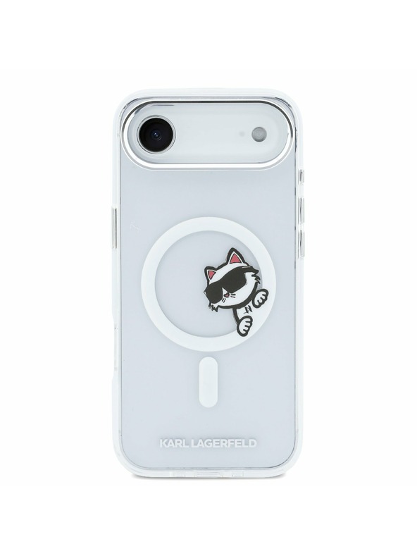 Karl Lagerfeld Karl Lagerfeld IML Choupette Peekaboo MagSafe Zadný Kryt pre iPhone Air Transparent