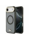 Lacoste Lacoste PC/TPU Frosted Finish Gold Logo MagSafe Zadný Kryt pre iPhone Air Black