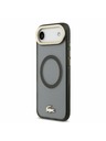Lacoste Lacoste PC/TPU Frosted Finish Gold Logo MagSafe Zadný Kryt pre iPhone Air Black