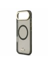 Lacoste Lacoste PC/TPU Frosted Finish Gold Logo MagSafe Zadný Kryt pre iPhone Air Black