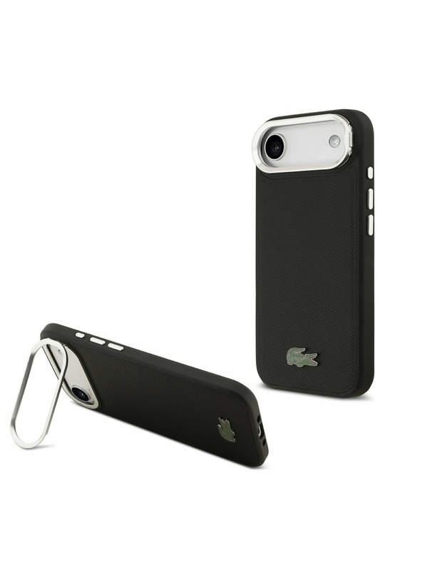 Lacoste Lacoste Iconic Petit Pique Camera Stand MagSafe Zadný Kryt pre iPhone Air Black