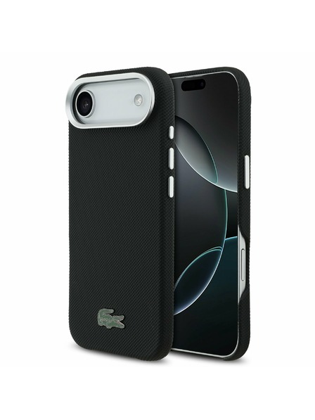 Lacoste Lacoste Iconic Petit Pique Metal Logo MagSafe Zadný Kryt pre iPhone Air Black