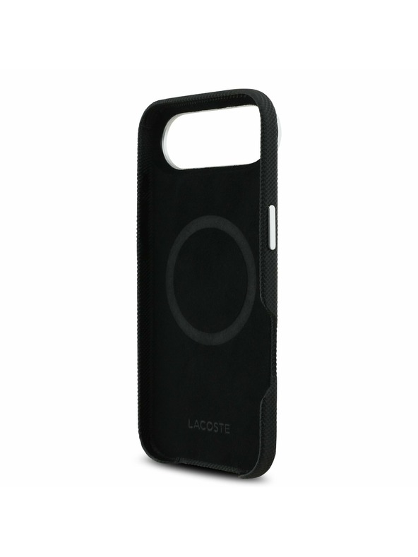 Lacoste Lacoste Iconic Petit Pique Metal Logo MagSafe Zadný Kryt pre iPhone Air Black