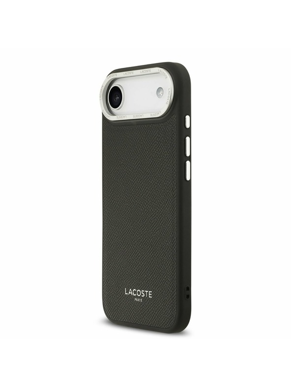 Lacoste Lacoste PU Leather Champs Elysees MagSafe Zadný Kryt pre iPhone Air Black