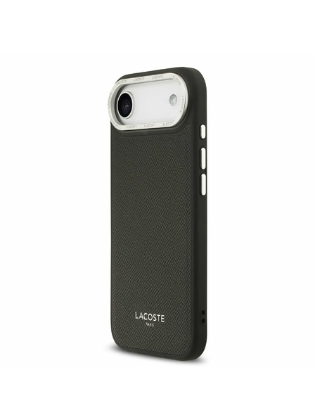 Lacoste Lacoste PU Leather Champs Elysees MagSafe Zadný Kryt pre iPhone Air Black