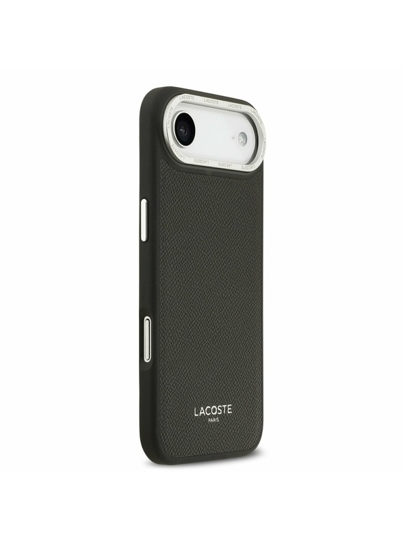 Lacoste Lacoste PU Leather Champs Elysees MagSafe Zadný Kryt pre iPhone Air Black