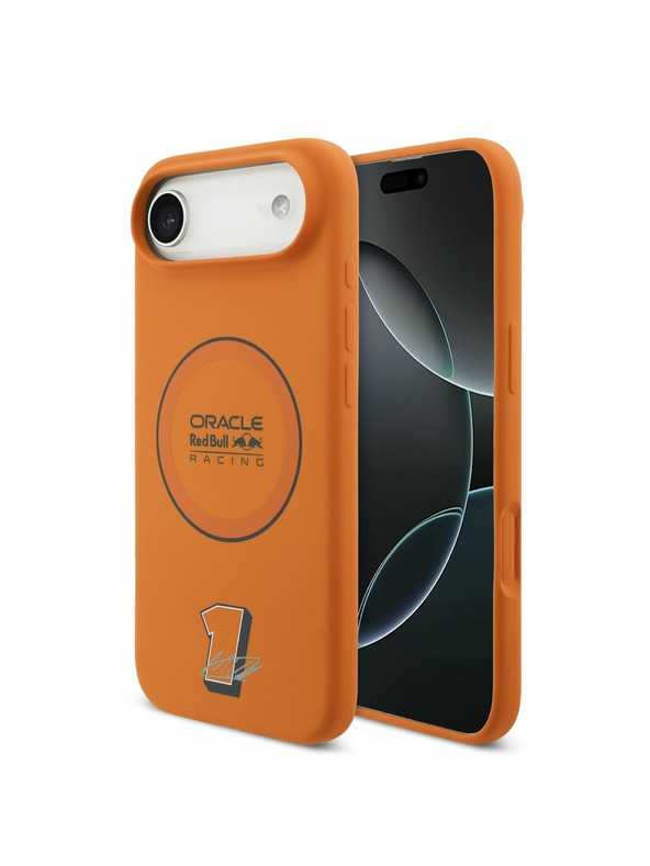 Red Bull Red Bull Silicone Blue Ring MagSafe Zadný Kryt pre iPhone Air Orange