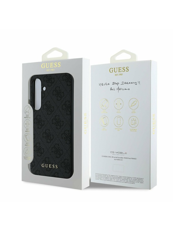 Guess Guess 4G Zadný Kryt pre Samsung Galaxy S24 FE Grey