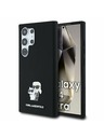 Karl Lagerfeld Karl Lagerfeld Liquid Silicone Metal Karl and Choupette Zadný Kryt pre Samsung Galaxy S24 Ultra Black