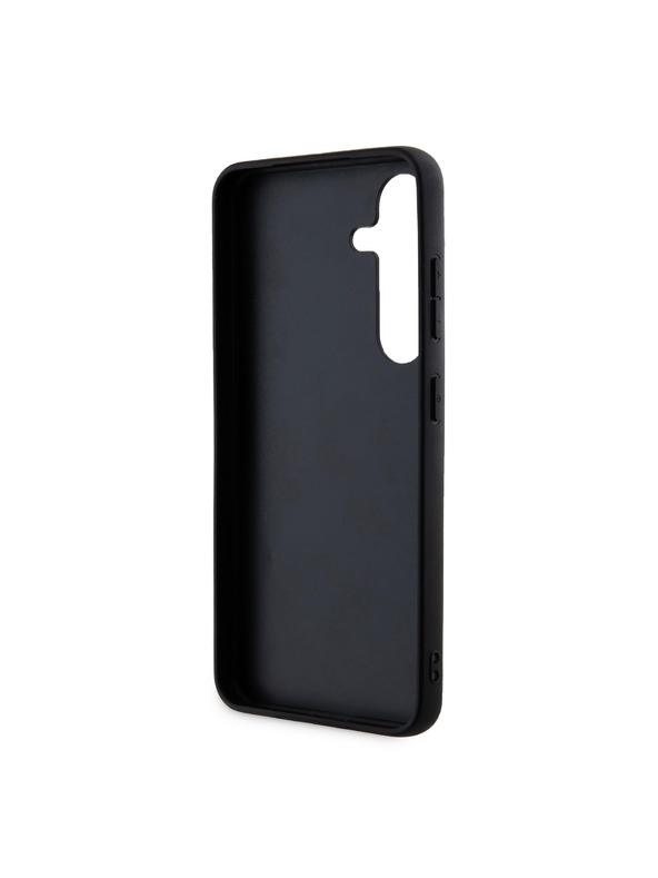 Guess Guess PU 4G Metal Logo Zadný Kryt pre Samsung Galaxy S24+ Grey