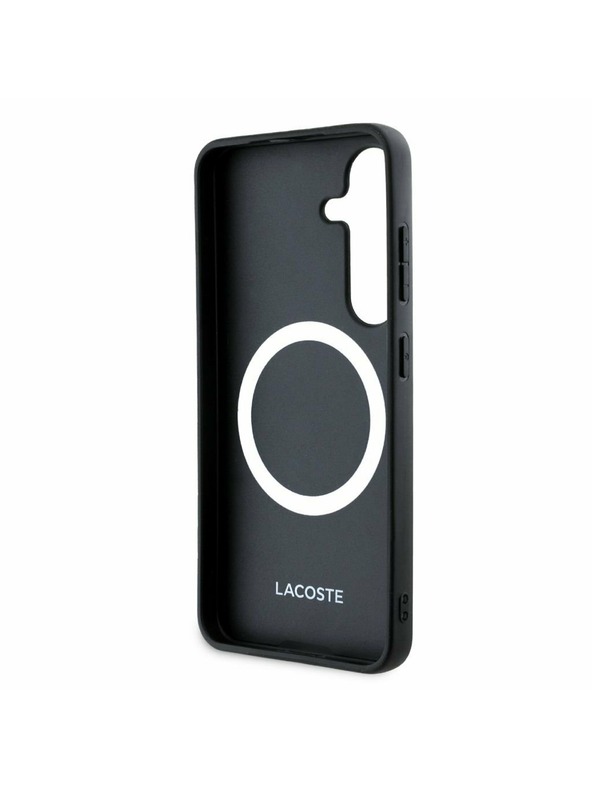 Lacoste Lacoste Iconic Petit Pique Woven Logo MagSafe Zadný Kryt pre Samsung Galaxy S25 Green