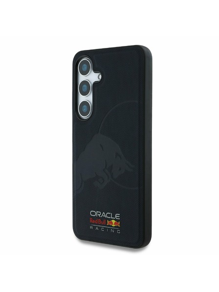 Red Bull Red Bull Leather Meshed Debossed Logo MagSafe Zadný Kryt pre Samsung Galaxy S25 Navy