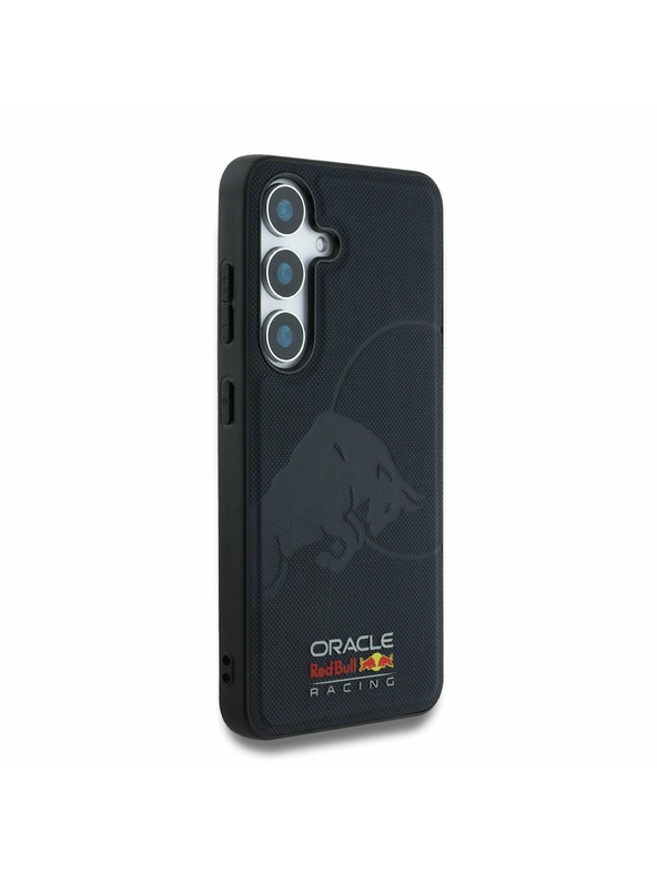 Red Bull Red Bull Leather Meshed Debossed Logo MagSafe Zadný Kryt pre Samsung Galaxy S25 Navy