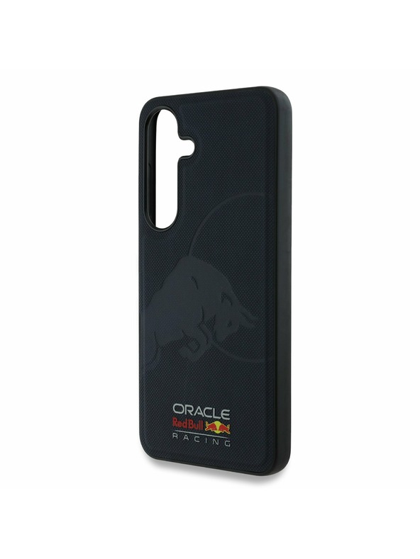 Red Bull Red Bull Leather Meshed Debossed Logo MagSafe Zadný Kryt pre Samsung Galaxy S25 Navy