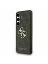 Guess Guess PU 4G Metal Logo Zadný Kryt pre Samsung Galaxy S25 FE Grey
