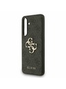 Guess Guess PU 4G Metal Logo Zadný Kryt pre Samsung Galaxy S25 FE Grey