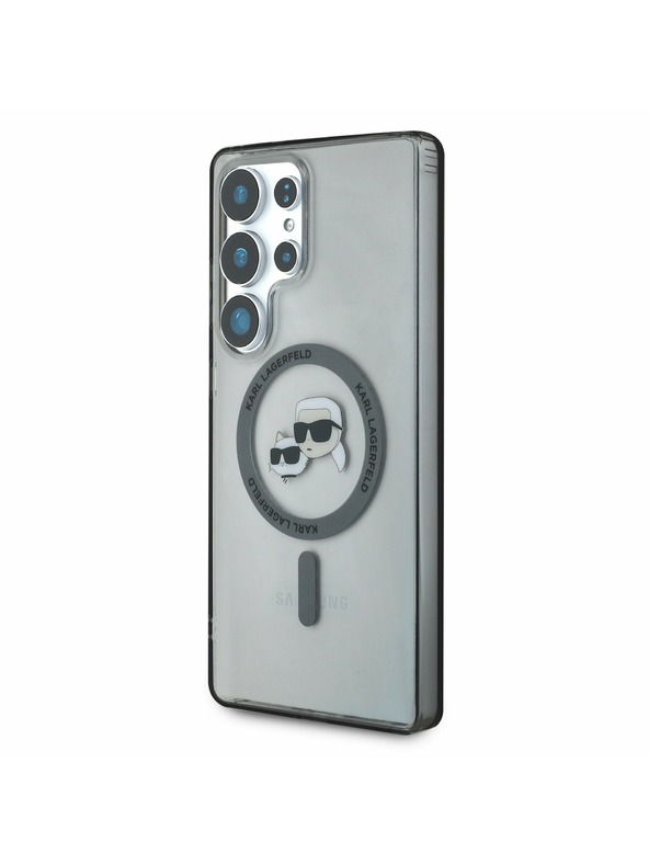 Karl Lagerfeld Karl Lagerfeld IML K&CH Heads MagSafe Zadný Kryt pre Samsung Galaxy S25 Ultra Black