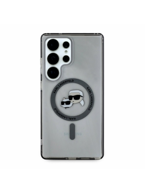 Karl Lagerfeld Karl Lagerfeld IML K&CH Heads MagSafe Zadný Kryt pre Samsung Galaxy S25 Ultra Black
