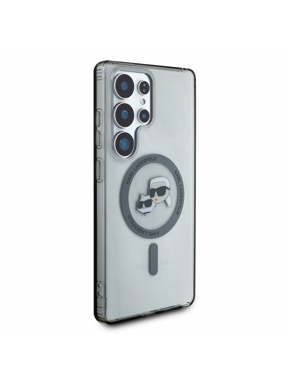 Karl Lagerfeld Karl Lagerfeld IML K&CH Heads MagSafe Zadný Kryt pre Samsung Galaxy S25 Ultra Black