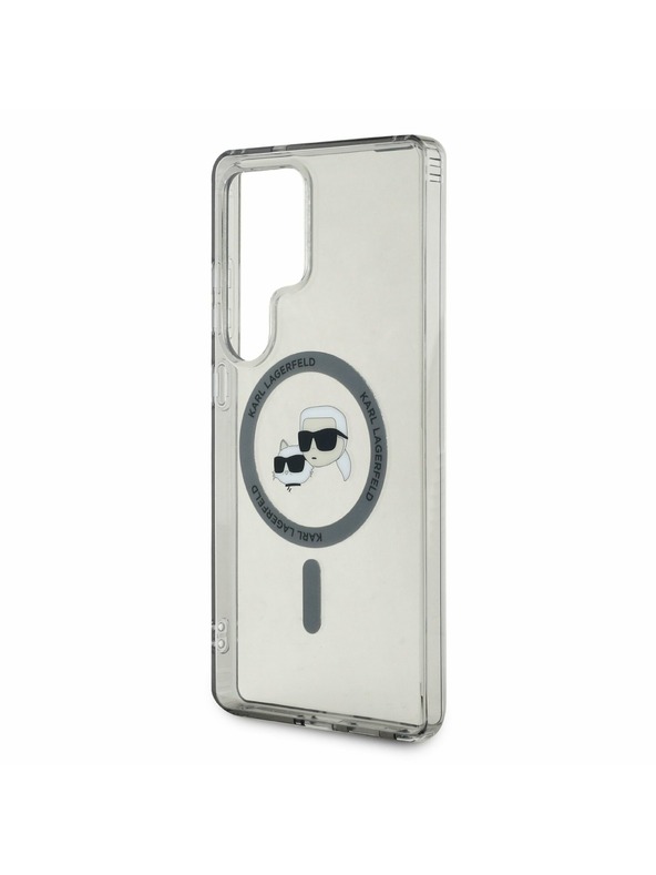 Karl Lagerfeld Karl Lagerfeld IML K&CH Heads MagSafe Zadný Kryt pre Samsung Galaxy S25 Ultra Black