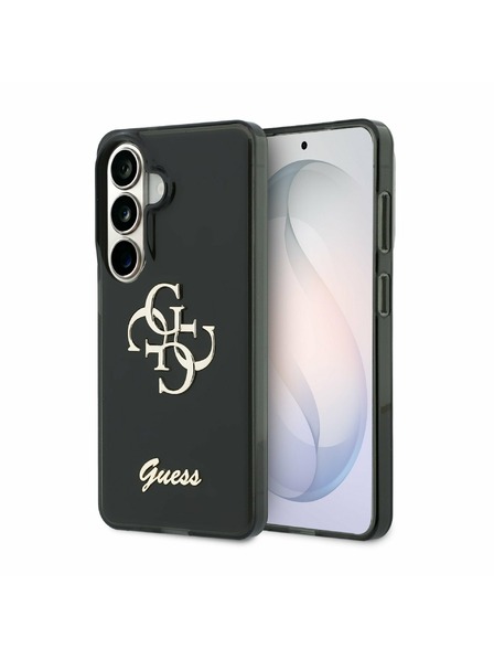 Guess Guess IML 4G Script Metal Logo Zadný Kryt pre Samsung Galaxy 26 Black
