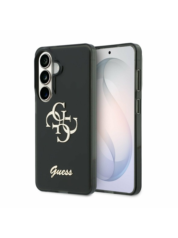 Guess Guess IML 4G Script Metal Logo Zadný Kryt pre Samsung Galaxy 26 Black